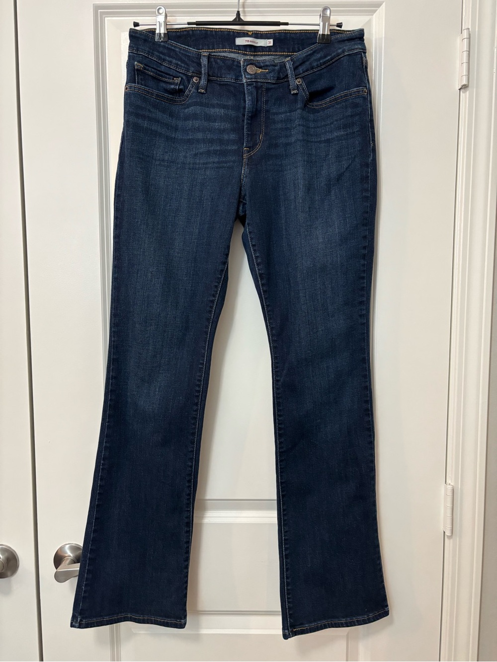 Levi's 715 Dark Wash Bootcut Jeans, Size 31